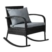 Gardeon Outdoor Furniture Rocking Chair Wicker Gar