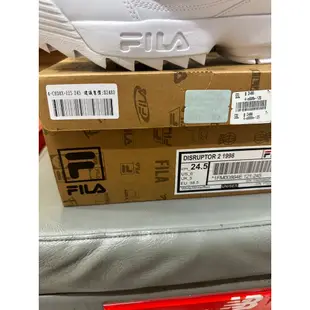 FILA DISRUPTOR 2 復古運動鞋 老爹鞋 休閑鞋 女款 4-C608X-125