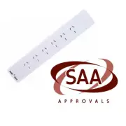 4/6 Way Socket Outlet Surge Protector PowerBoard PowerPoint Lead USB Port Cord