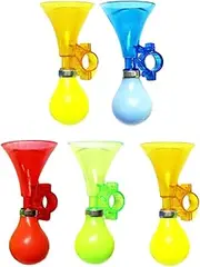 Kisangel 5pcs Motorcycle Horn Bike Horn Loud Air Horn Toys Vintage Bike Alarm Ring Wind Instrument Bicycle Bell Handlebar for Old Fashioned Alarm Clock Kids Bike Bell