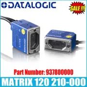 Datalogic MATRIX 120 210-000 WVGA SER USB Fixed Mount Industrial Barcode Scanner