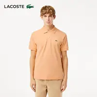 在飛比找momo購物網優惠-【LACOSTE】男裝-經典L1212短袖Polo衫(橙色)