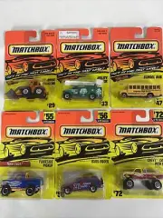 Lot of 6 Matchbox Diecast Vehicles Vintage