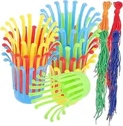 Kisangel DIY Crochet Knitting Baskets Woven Flower Basket Kit Early Learning Toy Craft Material Set