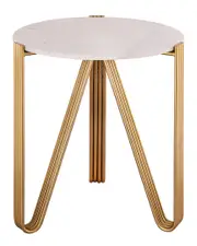 TOV Furniture Aya Marble Side Table