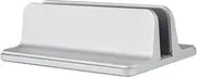 FELTECHELECTR Aluminum Alloy Vertical Laptop Stand Stable Design for Optimal Cooling Convenient Storage Multifunctional Holder for Desktop Use Book Rack