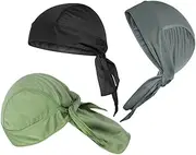 [SUPVOX] Quick Dry Summer Beanie 3 Pcs Cooling Hat Headband Cycling Skull Cap Helmet Linner for Men Women