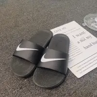 在飛比找蝦皮購物優惠-Isneakers NIKE KAWA SLIDE GS 黑