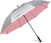 G4Free 47/54/62/68 Inch UV Protection Golf Umbrella Auto Open Vented Double Canopy Oversize Extra Large Windproof Sun Rain Umbrellas