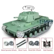 Henglong TK7.0 1/16 3878 Soviet KV-1 RTR RC BB Infrared Combat Metal Tracks Tank