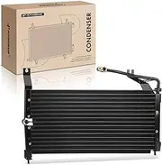 A-Premium Air Conditioning A/C Condenser Compatible with Chevrolet Metro 1992/1998-2001 & Suzuki Swift 1995/1997/2001 & Geo Metro 1995-1997 & Pontiac Firefly 2000