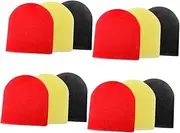 Yardwe 12Pcs Microphone Soft Covers Handheld Windscreen Mic Covers Durable Easy to Install for Conference Ktv Performance Interviews