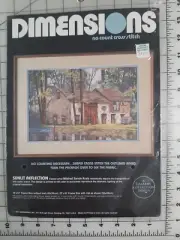 Dimensions No Count Cross Stitch 1987 Sunlit Reflection 3625 Mildred Sands Kratz