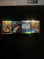 Topps Chrome Star Wars Galaxy - Refractor 4 Card Lot