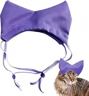 Shower Cap for Dogs - Bathing Cap Adjustable Shower Hat Dog Ear Cover - Oxford Cloth Ear Protection Waterproof Head Wrap, Pet Supplies for Kitten Puppy Small Animals