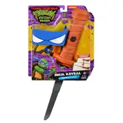 TMNT Teenage Mutant Ninja Turtles Mutant Mayhem Ninja Reveal Leonardo's Katana Mask