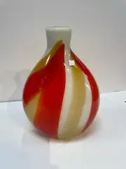 Unusal Modern Hand Blown Glass Vase