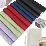 Book Binding Kit - 10 Pcs 10x14 Inch Cloth, 2 Pcs Mull Cloth, Bone Folder for Repair & Reinforce Old Books