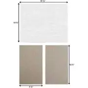 Quadra-Fire 4300M-ACC & 43ST-ACC Baffle Board & Ceramic Blanket: SRV7037-112-AMP