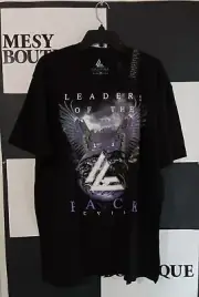 Marc Ecko Mens Los Líderes T-Shirt Graphic Leaders Of The Pack XCVIII Black 2XL