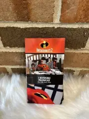 NEW Disney Pixar Incredibles 2 Single Standard Reversible Pillowcase