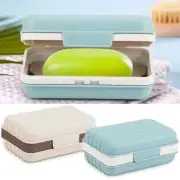 Soap Holder Box Self Draining Bar Soap Holder Case Travel Soap Container Dishes