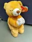 Ty Hope 7 inch Beanie Baby, Praying Bear NWT