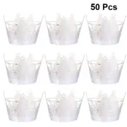 50 PCS Cake Paper Cupcake Liners for Baby Shower Muffin Dessert Party