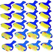 Paint Brushes Set 20pcs Sponge Brush Roller for Boys and Girls Drawing Sponge Brush for Boys and Girls Comfortable to Hold Plastic Handle Washable Sponge Material
