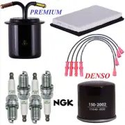 Tune Up Kit Filters Wire Spark Plugs For SUBARU IMPREZA H4 2.2L 1995-1996