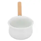 Ceramics Fondue Pot Butter Melting Pot Small Saucepan Warmer Ceramic Pot