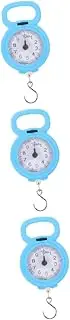 Outanaya 3pcs Hanging Scale Travel Weight Scale Mini Portable Spring Luggage Weight