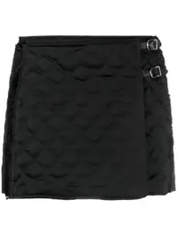 在飛比找Farfetch優惠-quilted wrap-style mini skirt