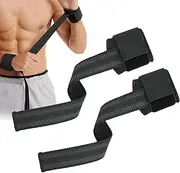 Lifting Straps | Weight Wrist Strap - Non-Slip Reinforced Adjustable Wrist Wraps for Grip Strength Bodybuilding Dumbbell Workout Home Fitness