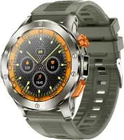 Smart Watch Answer/Make Calls w/ LED Flashlight 1.39" HD Screen Green/Star Gold