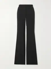 [MCQUEEN] MCQUEEN - Crepe Bootcut Pants - Black - IT50 IT 50 Black