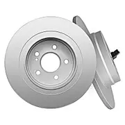 Bosch Rear Brake Rotors fit Mercedes-Benz C-Klasse 204 1.6L M 274.910 2012-2014