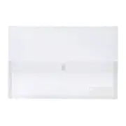 Marbig Polypick Foolscap Document Wallet Clear