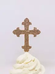 Baptism cupcake topper, baptism toppers, christening cupcake topper