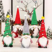 5 Pcs Christmas Gnome Plush Elf Decorations Gnome Doll Oranment For Home Decor
