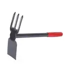 Gardening Hoe with Rake Manual Hand Weeder Tool for Transplanting Planting