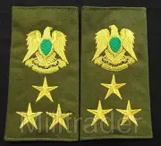 Libya Libyan Army Brigadier Epaulets (OD)
