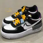 韓國代購 NIKE AIR FORCE 1 "SHADOW” 雙鉤 黑白 休閒鞋 板鞋 DC2542-001