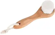 Beaupretty 1pc Facial Cleansing Brush Wooden Handle Spa Wash Tool for Deep Pore Cleaning Fiber for All Skin Types Exfoliating Face Cleaning Brush