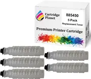 5 Pack Compatible Toner Cartridge for Ricoh 885450 TYPE-2320D (11,000 pages) for Ricoh Aficio 1022 1027 2022 2027 3025 3030 MP 2352 2510 2550 2550B 2550MP 2553 2851 2852 3010 3053 3350B 3351 3352 3353