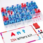 Classroom Magnetic Letters Kit with Double-Side Magnet Board - Foam Alphabet ...
