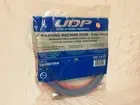 Rubber Washing Machine Hoses, 4' Foot Long (2 Pack) -Color Coded- Red/Blue
