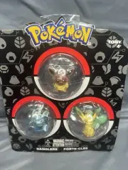Pokemon Danglers Eevee, Leafeon, Glaceon 3 Pack by TOMY