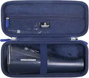 Tourmate Hard Case applicable Flosser,Travel Case for Portable Water Flosser, Cordless Pulse Flosser Storage Case (Only Case) (Dark Blue)