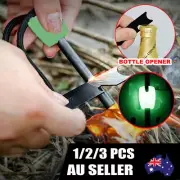 1/2/3x 8mm Flint Rod Camping Survival Fire Starter Lighter FULL Magnesium Rod AU